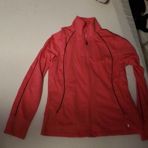 Danskin pink large zip up jacket